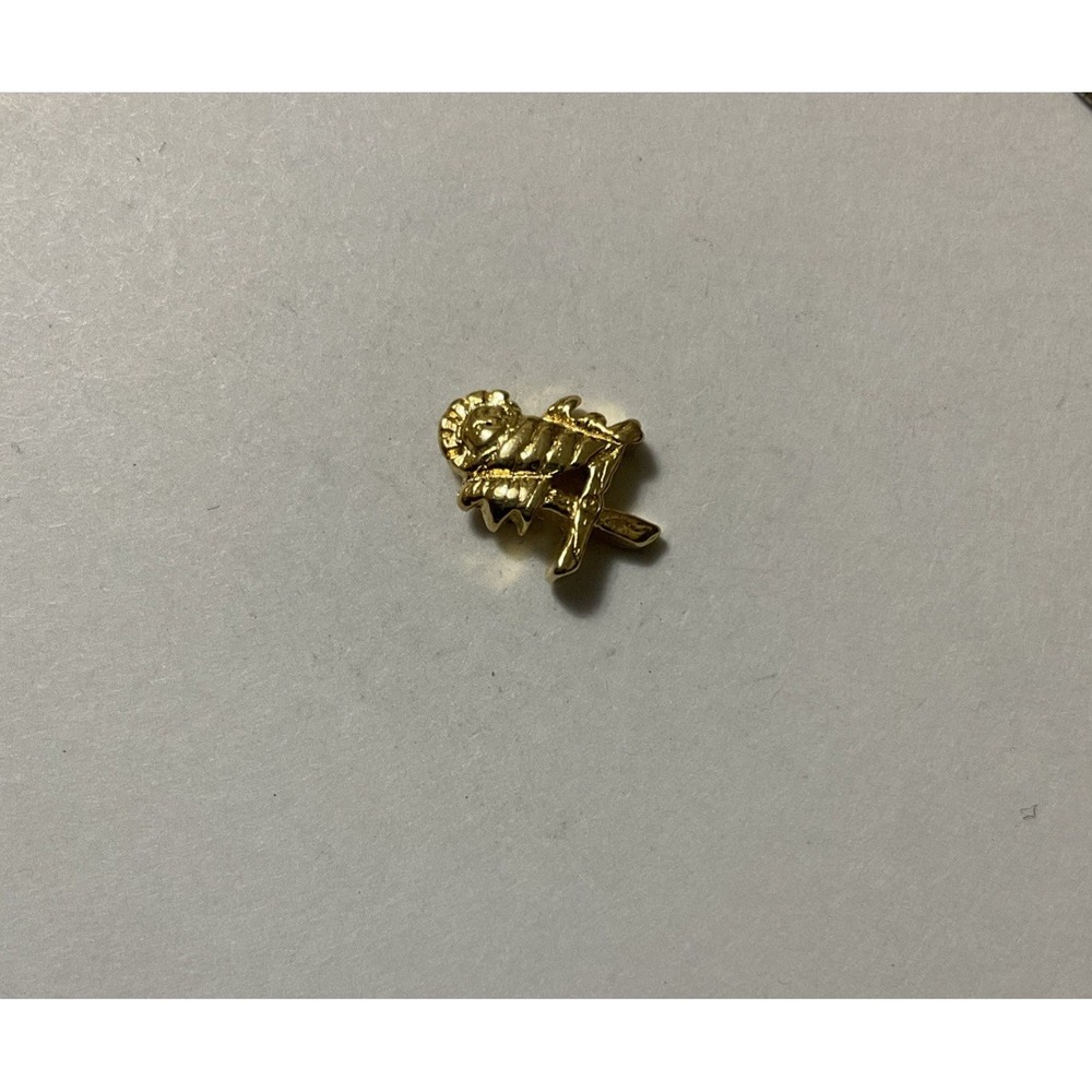 Jesus In The Manger Nativity Gold Tone Lapel Pin Religious Christian
